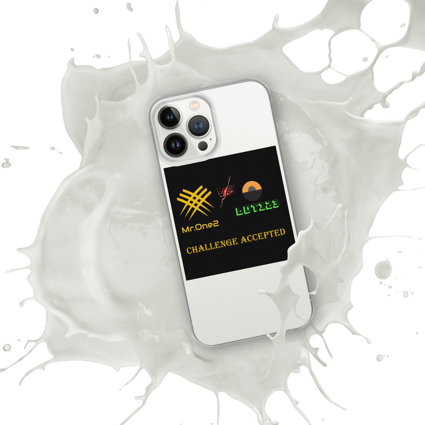 iPhone Case (challenge accepted logo)