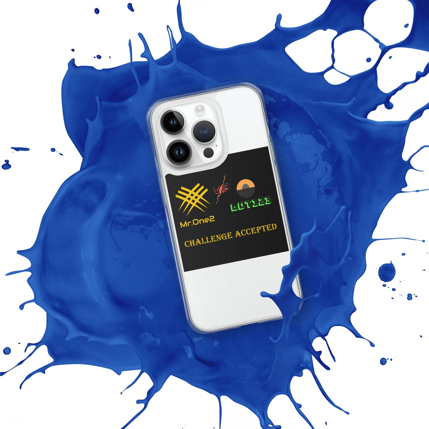 iPhone Case (challenge accepted logo)