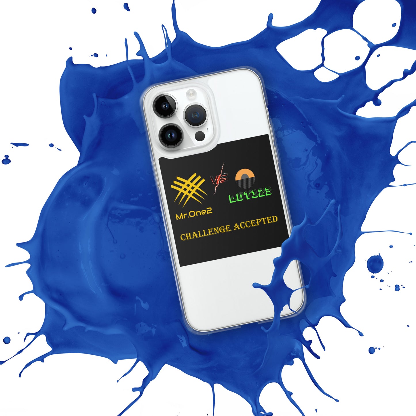 iPhone Case (challenge accepted logo)