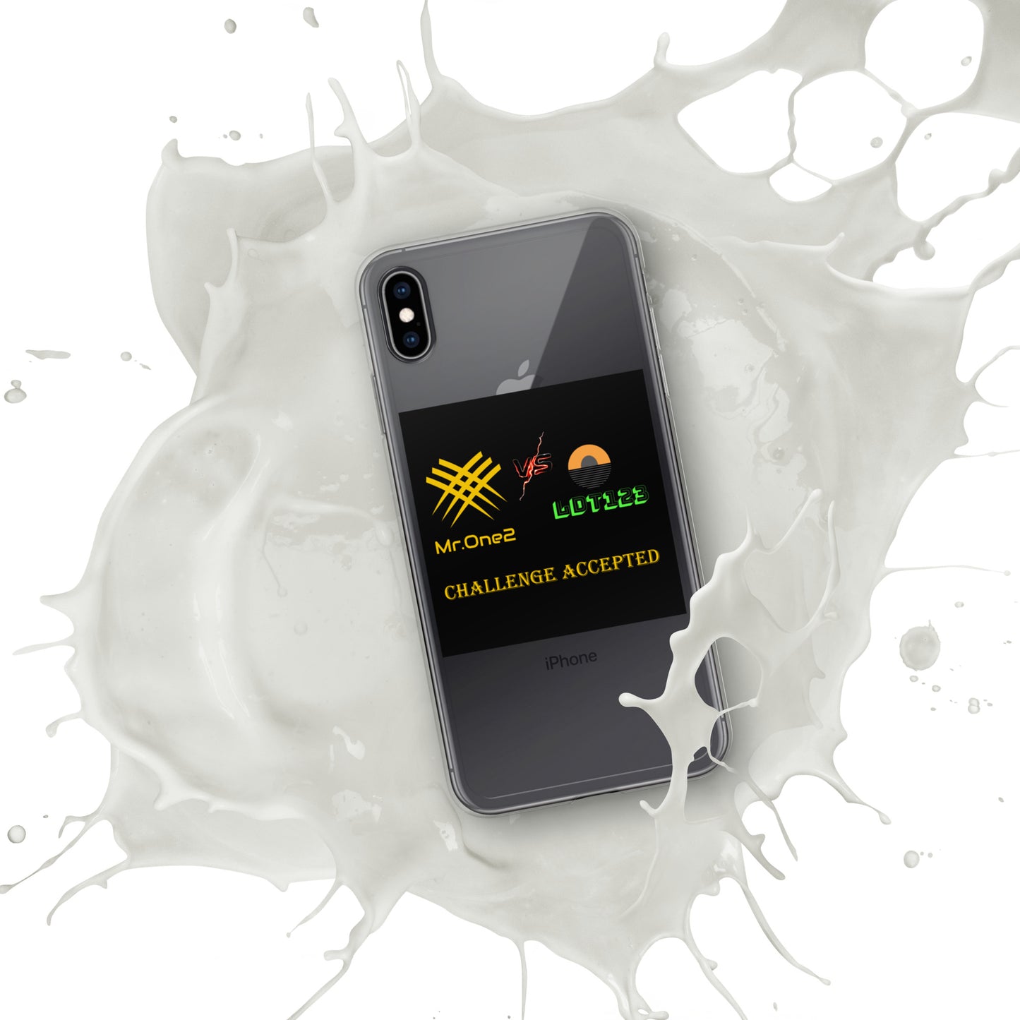 iPhone Case (challenge accepted logo)