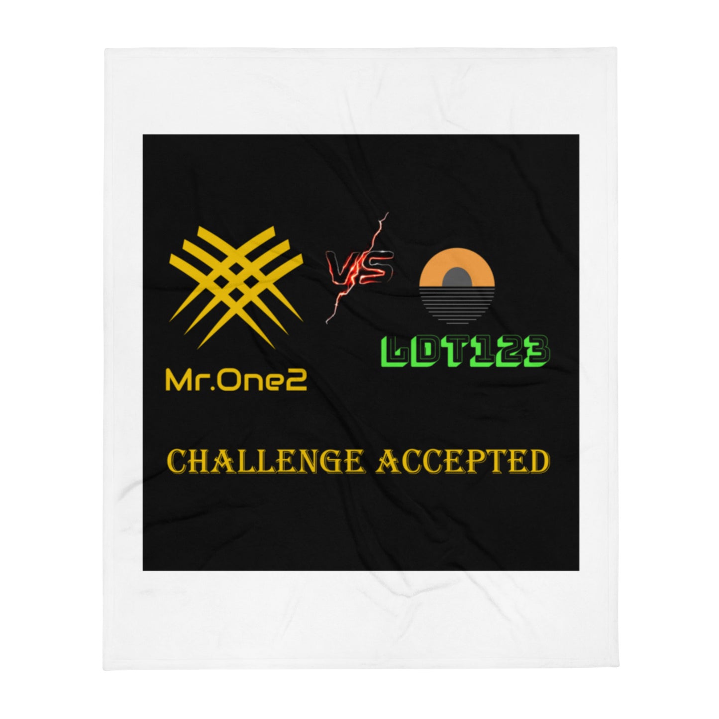 Throw Blanket (Challenge Accepted Logo)